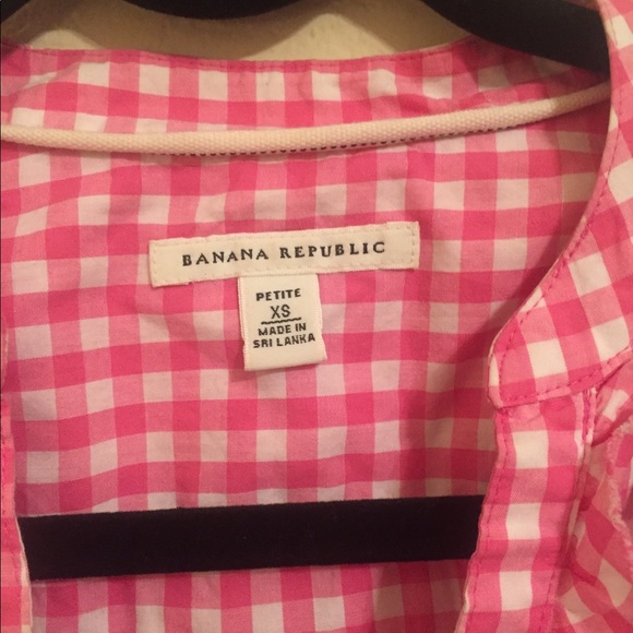 Pink CheckerBoard Button Up - Picture 3 of 3